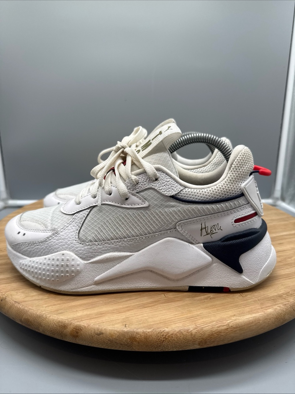 Puma RS-X TMC Running‎ Shoes 40TH ANNIVERSARY Nipsey Mens 6 White Peacoat 387281